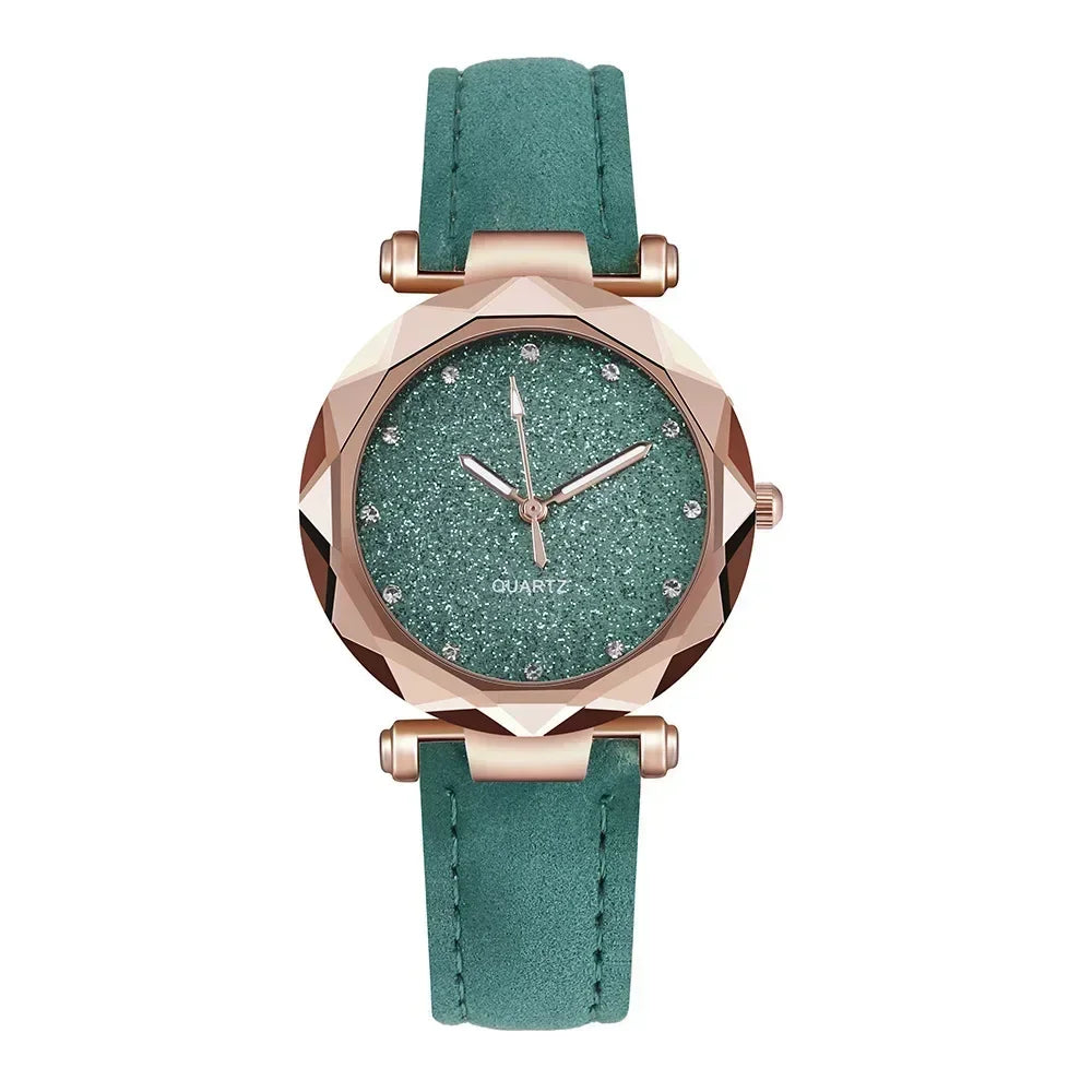 Relógio de Pulso de Luxo com Strass para Mulheres