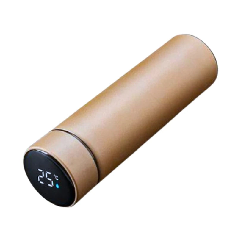 Garrafa Térmica Inteligente Inox, com Sensor De Temperatura Digital