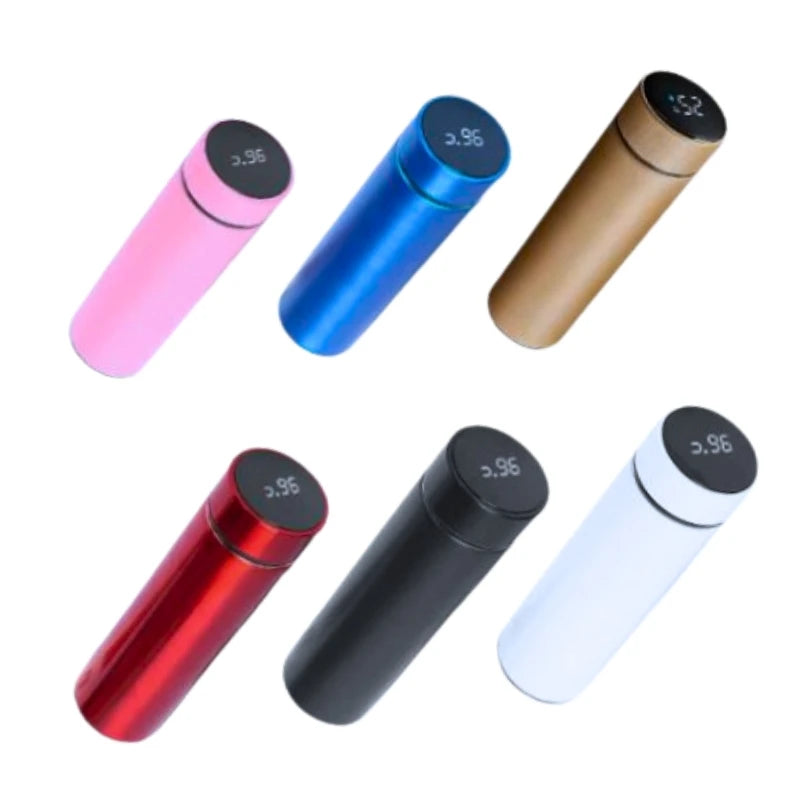 Garrafa Térmica Inteligente Inox, com Sensor De Temperatura Digital