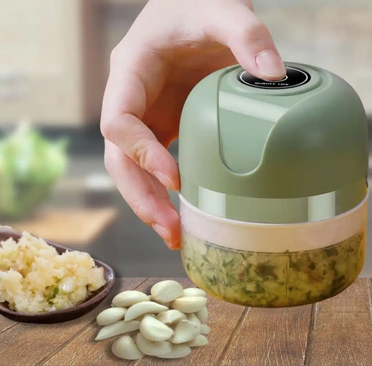 Mini Processador Triturador Elétrico Recarregável, c/ 3 Laminas  250ml