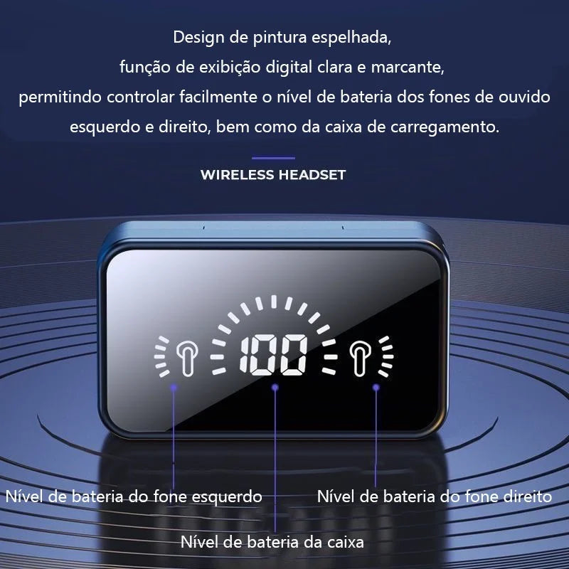 Fone Bluetooth S20 TWS Com Microfone