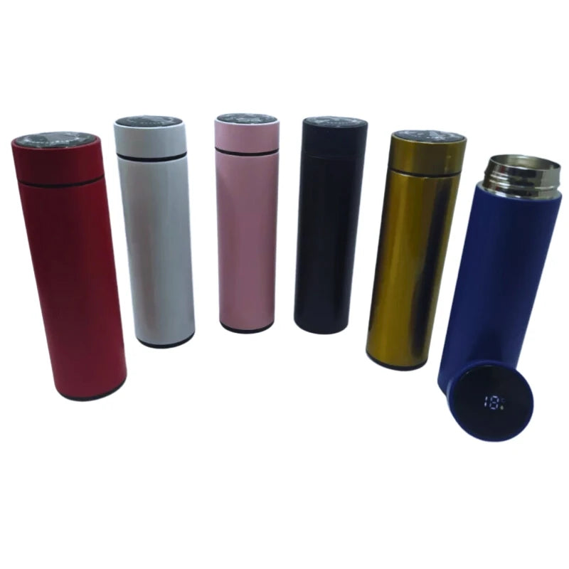 Garrafa Térmica Inteligente Inox, com Sensor De Temperatura Digital