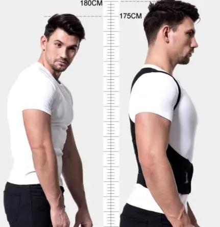 Corretor Postural - Colete Cervical Cinta que Alinha Coluna. Unissex com Postura Regulavel