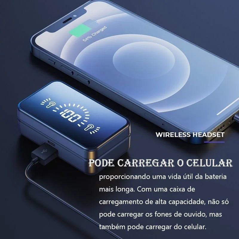 Fone Bluetooth S20 TWS Com Microfone