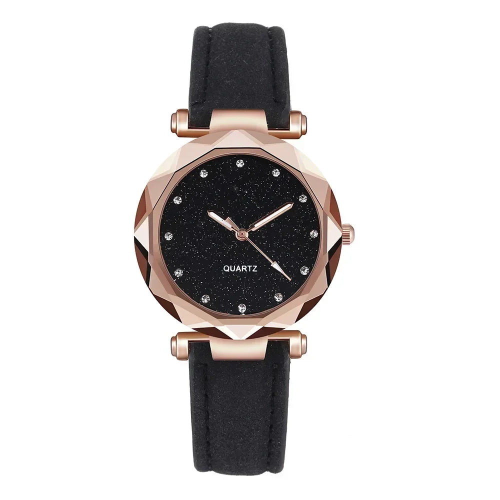 Relógio de Pulso de Luxo com Strass para Mulheres