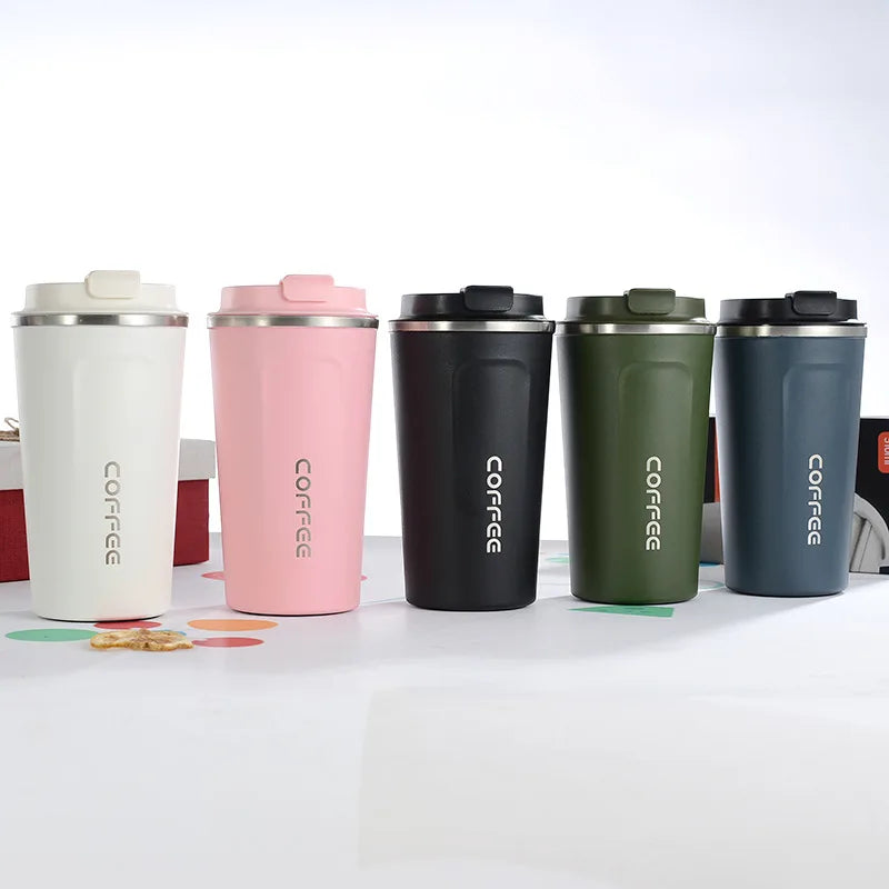 Copo Térmico de Aço Inoxidável para Café/Chá/Sucos e bebidas quentes ou frias