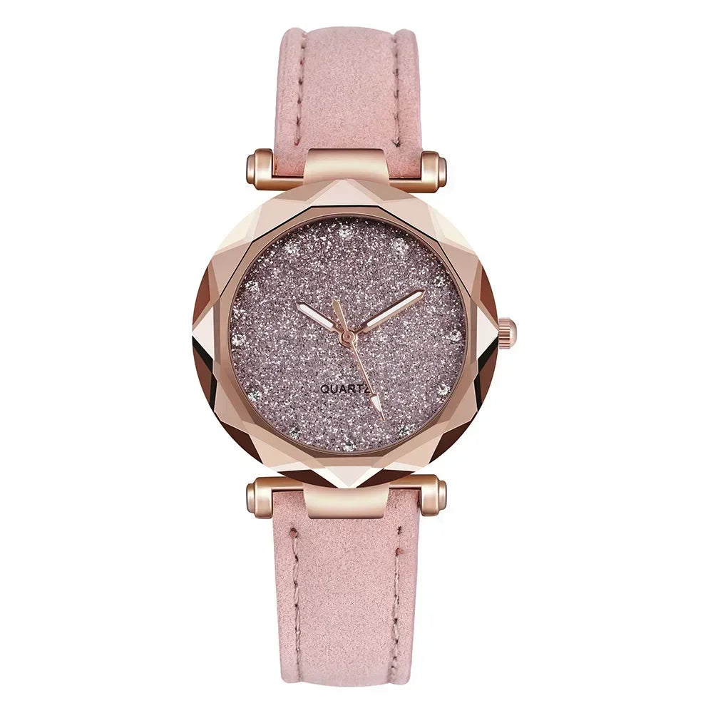 Relógio de Pulso de Luxo com Strass para Mulheres