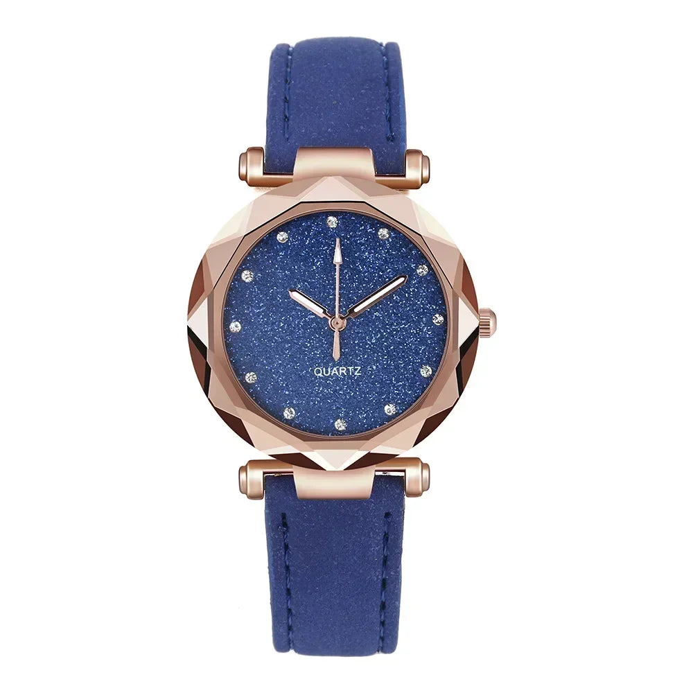 Relógio de Pulso de Luxo com Strass para Mulheres