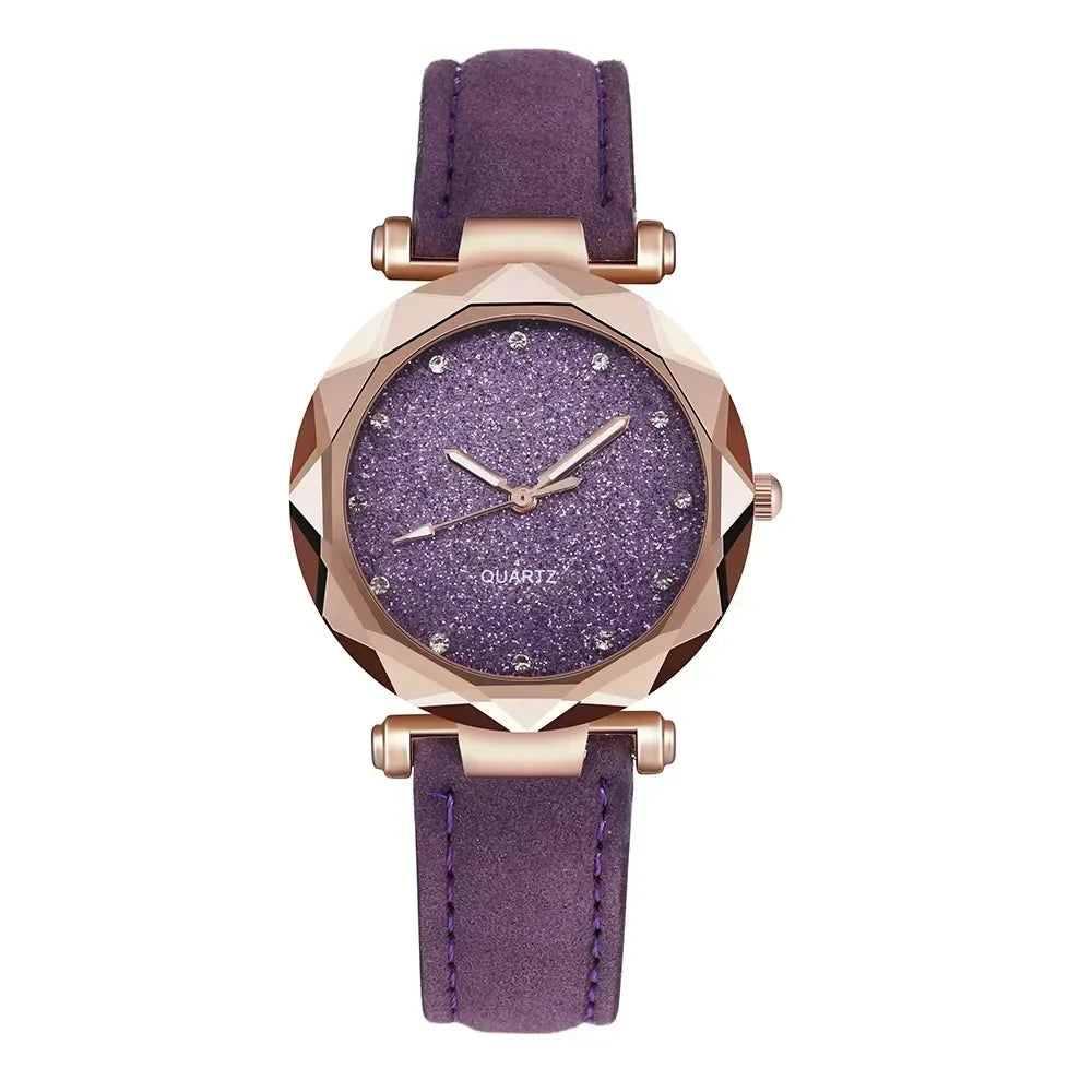 Relógio de Pulso de Luxo com Strass para Mulheres