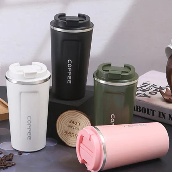 Copo Térmico de Aço Inoxidável para Café/Chá/Sucos e bebidas quentes ou frias
