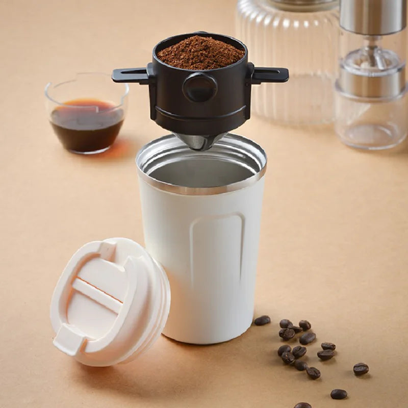 Copo Térmico de Aço Inoxidável para Café/Chá/Sucos e bebidas quentes ou frias
