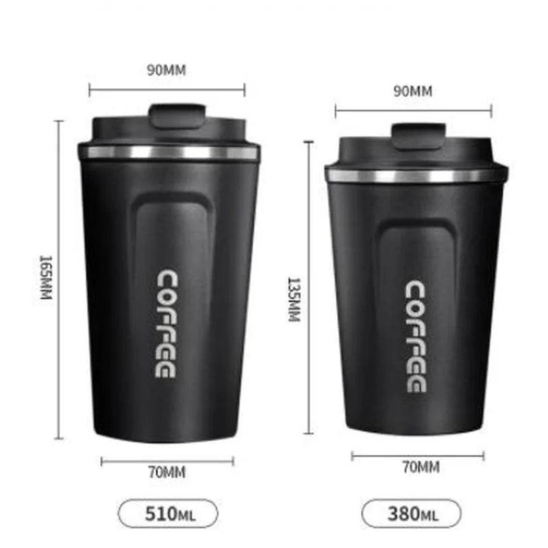 Copo Térmico de Aço Inoxidável para Café/Chá/Sucos e bebidas quentes ou frias