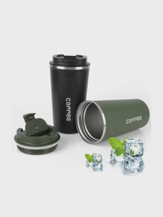 Copo Térmico de Aço Inoxidável para Café/Chá/Sucos e bebidas quentes ou frias
